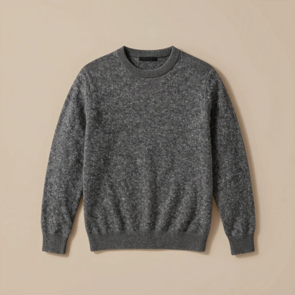 Kaschmir-Pullover mit Rundhalsausschnitt
